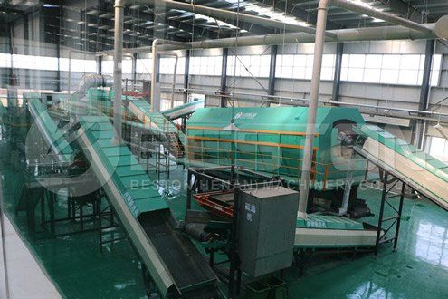 Beston Municipal Solid Waste Sorting Plant for Sale