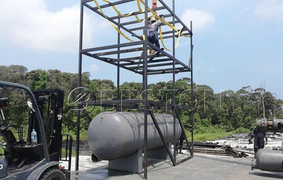 The report of tyre pyrolysis plant project in Brunei