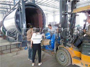 Beston plastic to oil machine installed in Korea