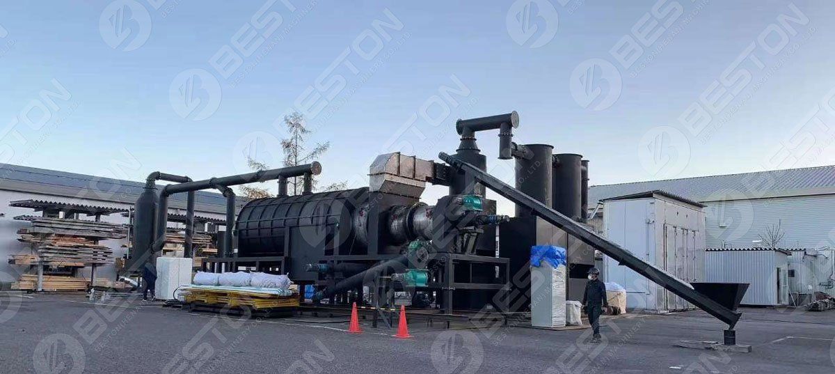 Get Quality Beston Coconut Shell Charcoal Making Machine for Sale from Beston