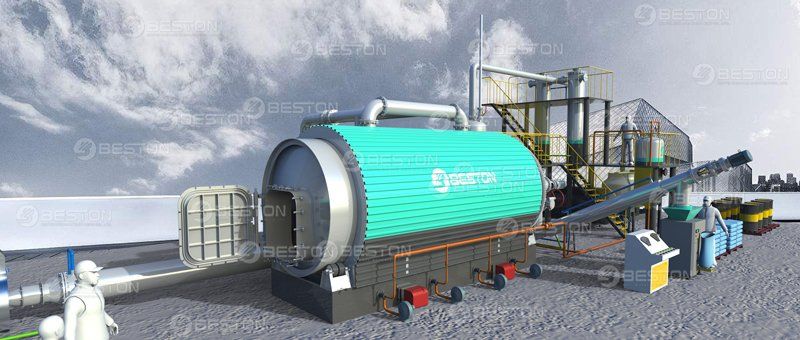 Rubber Pyrolysis Plant for Sale