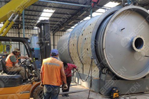 Small Pyrolysis Plant Installed in Chile