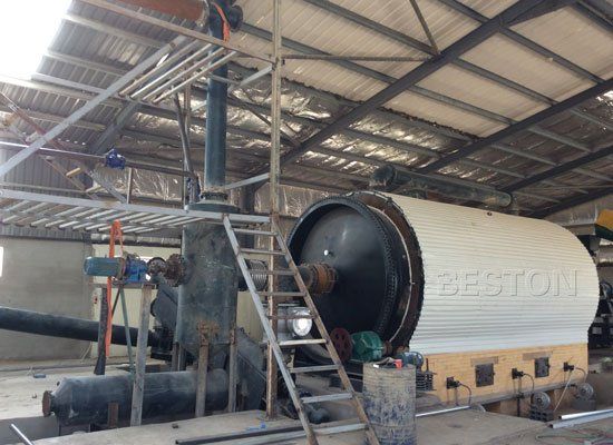 Tyre pyrolysis plant in Jordan