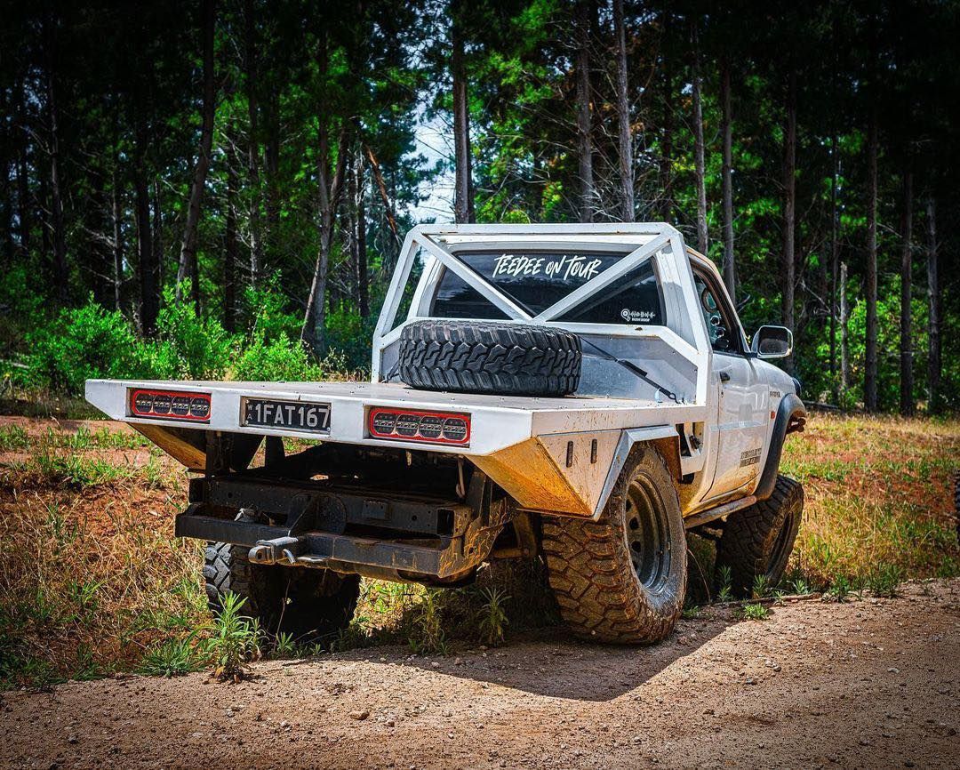 A bunch of different types of accessories for a truck