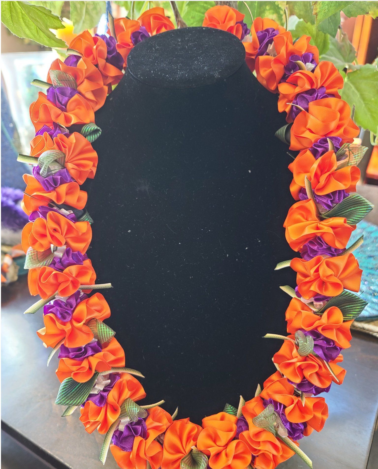 Orange, purple, Halloween, fall, carnation, birthday, graduation