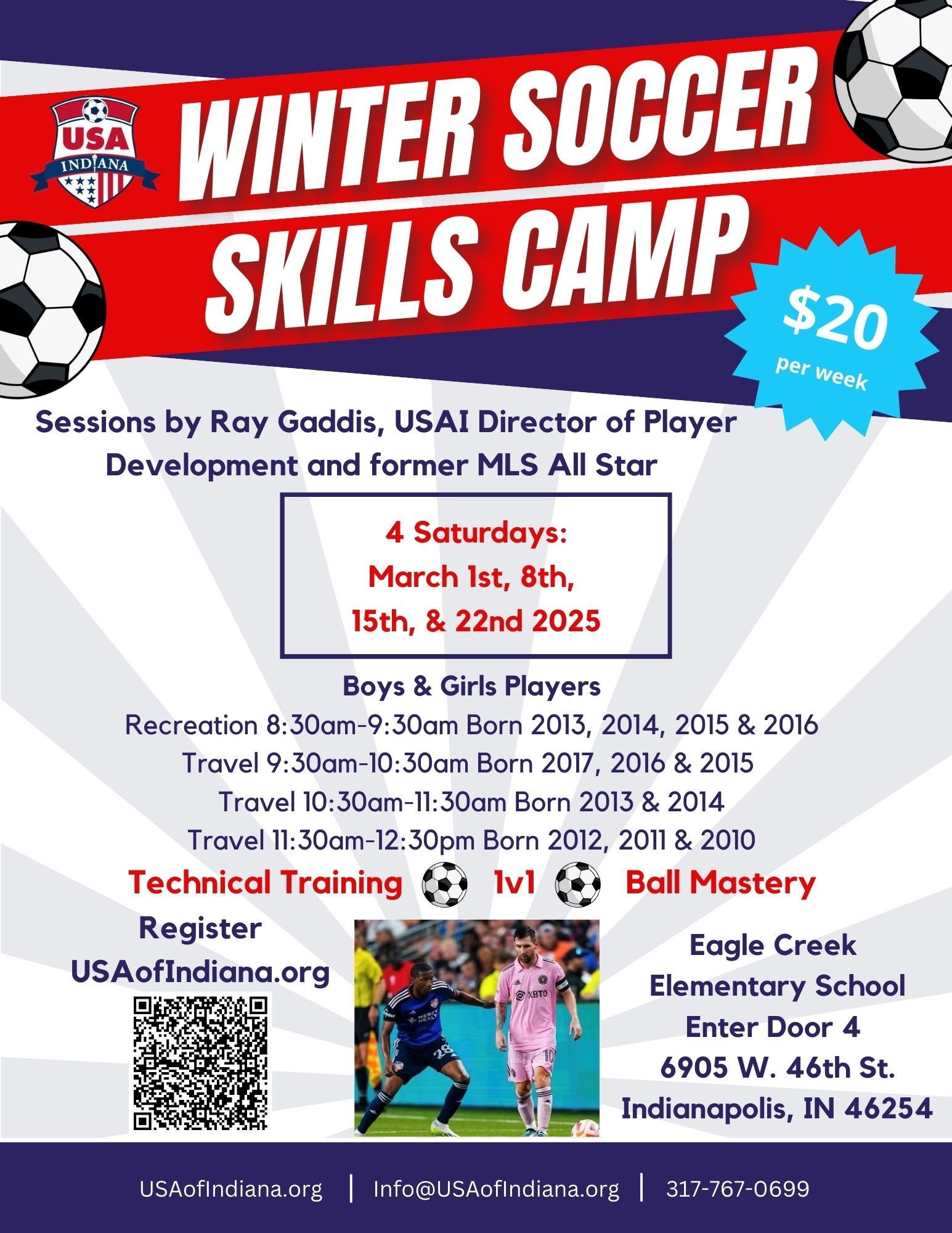 Winter Skills Soccer Camp