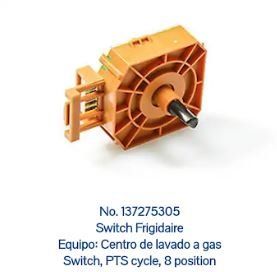 Una imagen de un interruptor frigorífico sobre un fondo blanco.