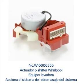 Una imagen de un actuador o palanca de cambios de hidromasaje