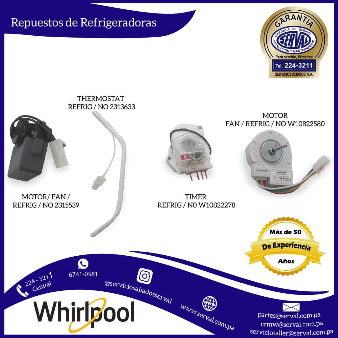 Repuestos Serval en tienda