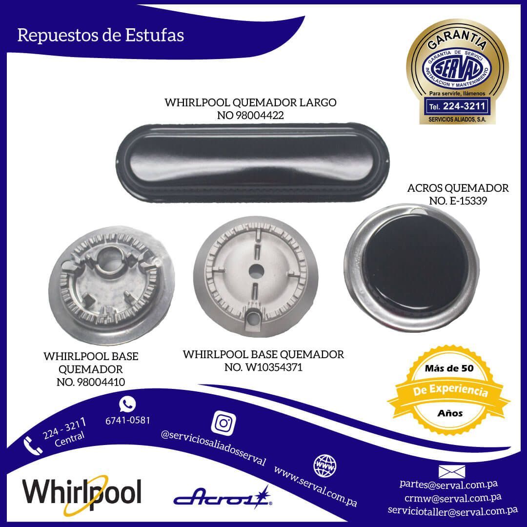 Repuestos Serval en tienda