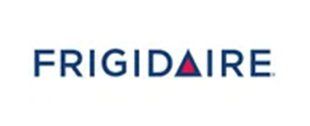 El logo de Frigidaire está sobre un fondo blanco.