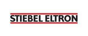 Un logotipo para una empresa llamada stiegel eltron sobre un fondo blanco.