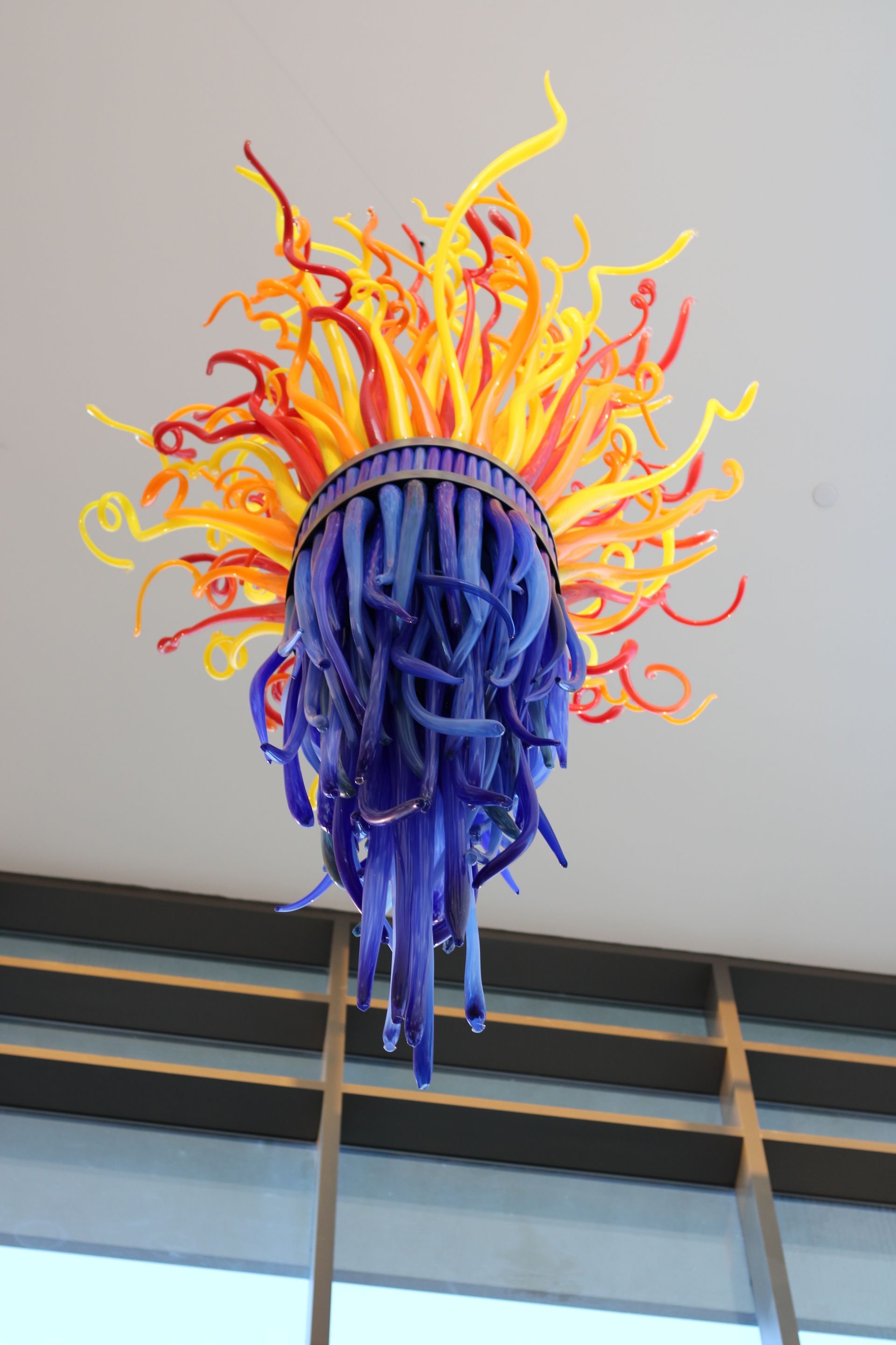 Chandeliers made custom at Salado Glassworks