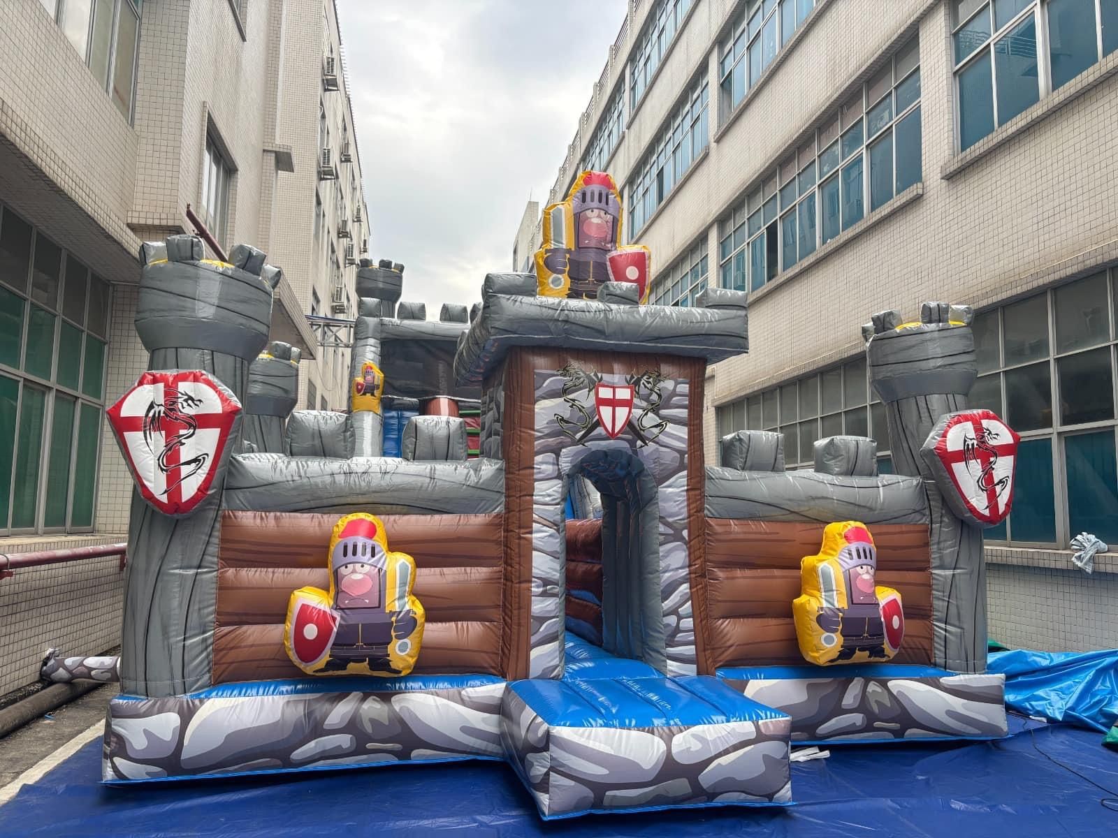 LARGE 11X6X6 MEDI EVIL GIANT DOUBLE SLIDE