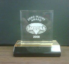 Zero Injury Award — SMACNA 2008 in Jefferson City, MO