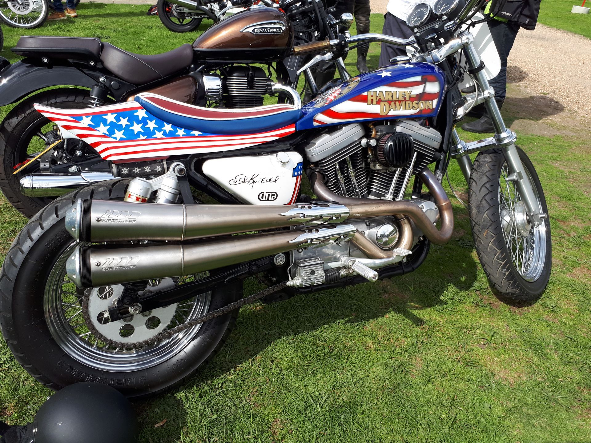 Harley Evel Knievel Tribute Bike