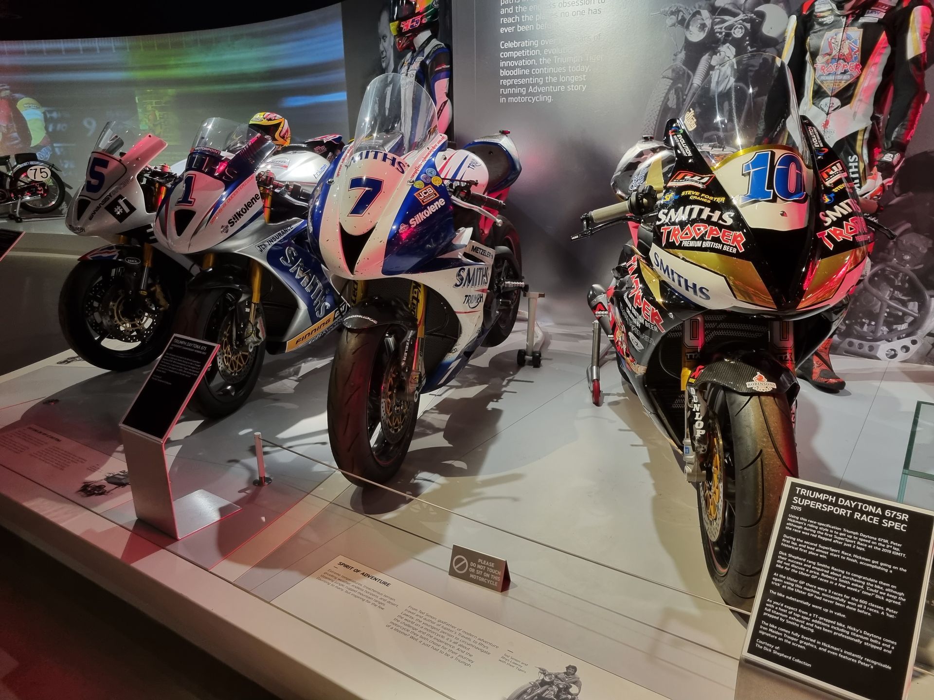 Triumph Daytona 675R race bikes