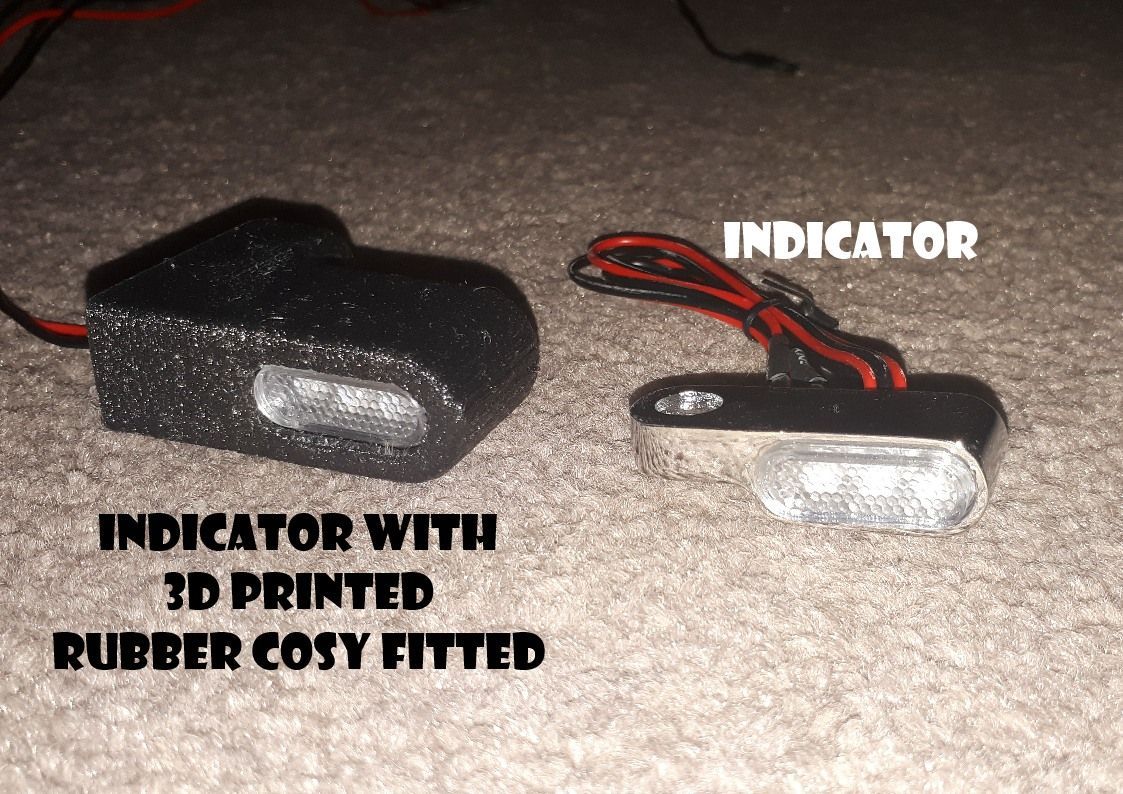 DIY LED motorcycle indicators