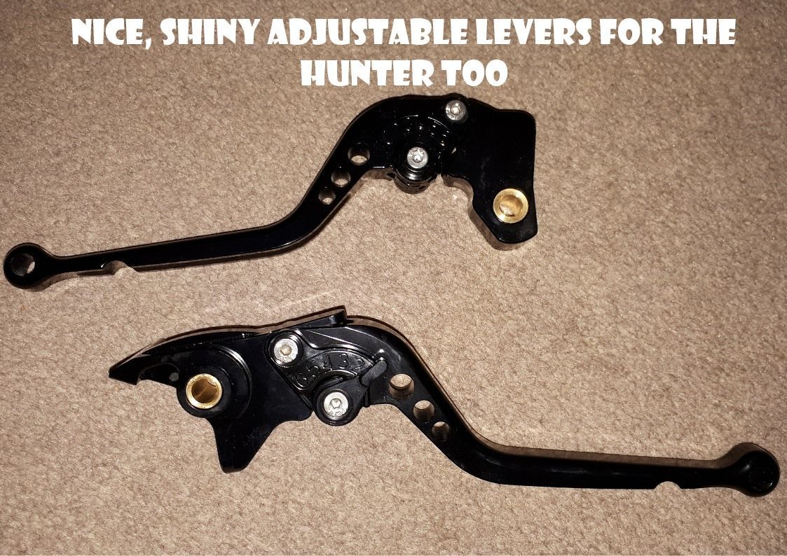 Adjustable levers for Royal Enfield Hunter