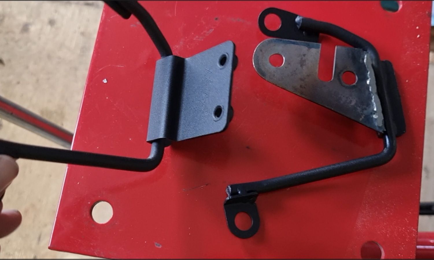 Royal Enfield Hunter Headlight Fairing Brackets