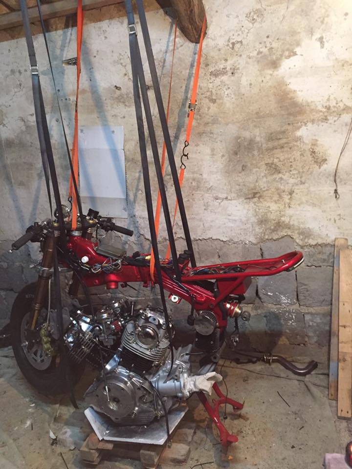 Fitting engine in xv750
