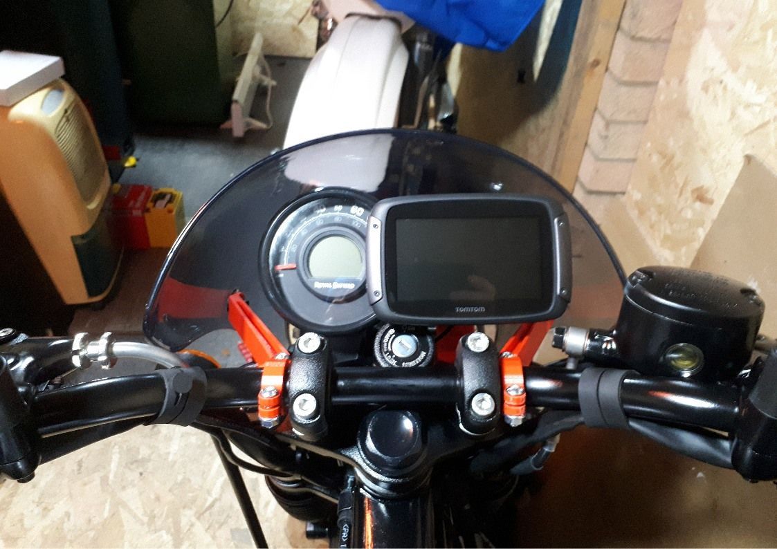 Mounting Sat Nav to Royal Enfield Hunter