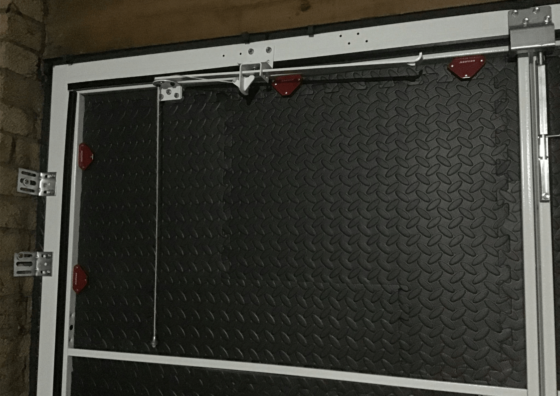 Insulating garage door