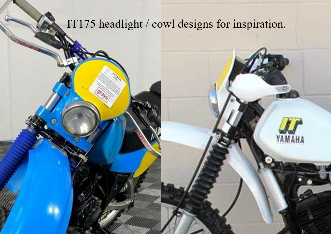 Dirt Bike Headlight Design Inspiration IT175