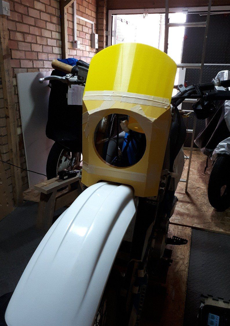 Mk2 Motorcycle 3D printed headlight cowl