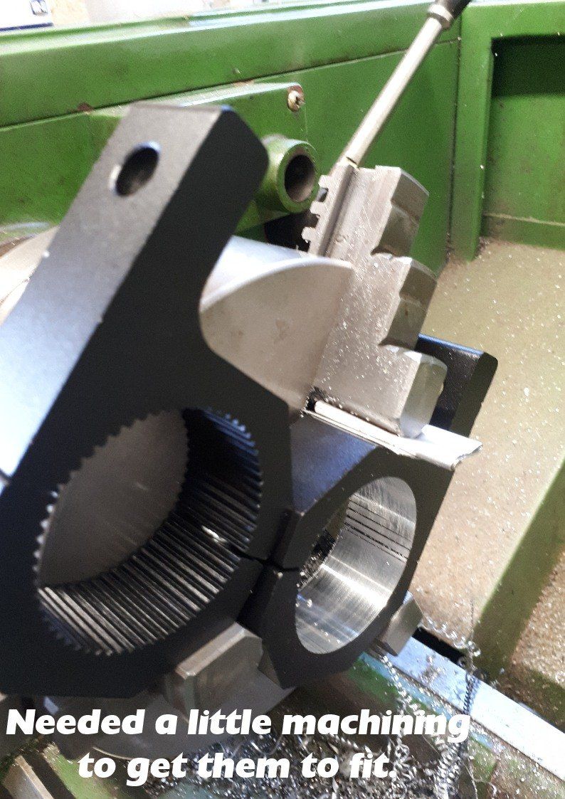 Machining Split Clamps For Headlight Mounting