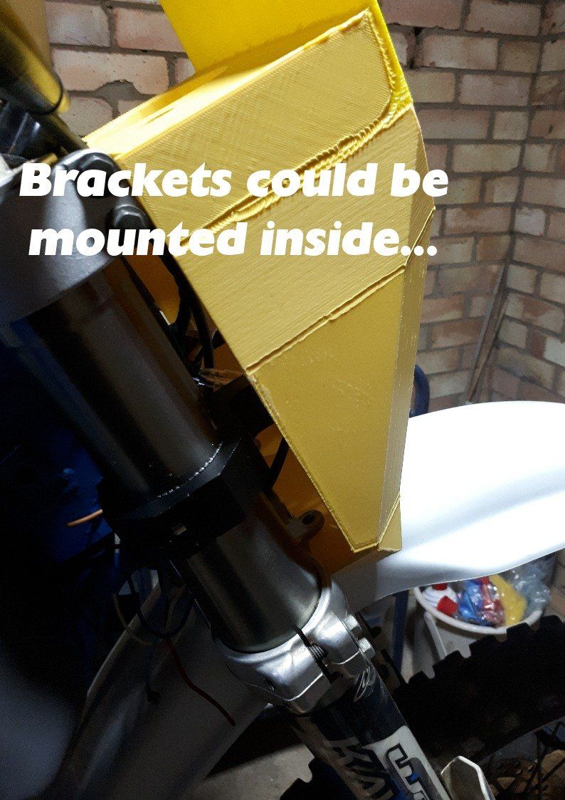 Mounting Dirt Bike Build Front Cowl