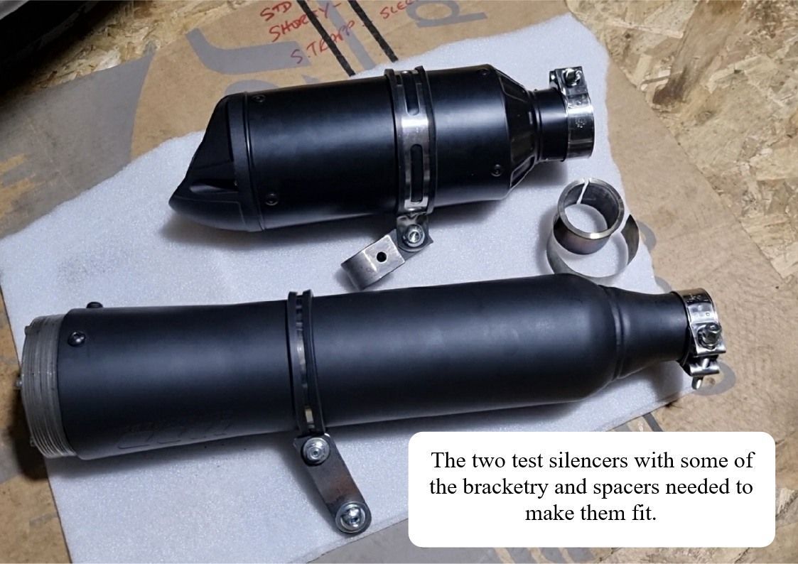 Performance silencers for Royal Enfield Hunter 350