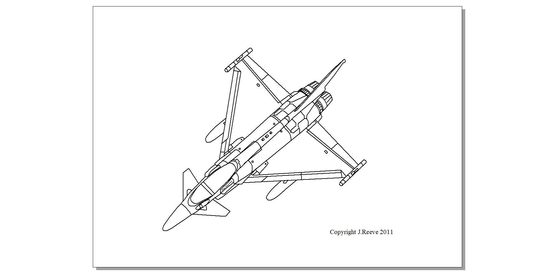 Eurofighter Typhoon Colouring Page