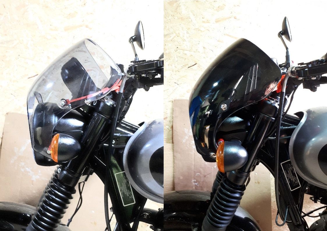 Royal Enfield Hunter Screen Light or Dark