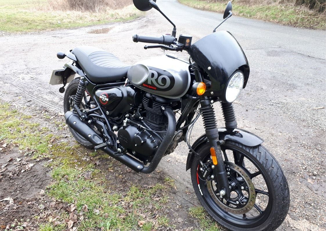 Royal Enfield Hunter 350 Fitted With Fairing