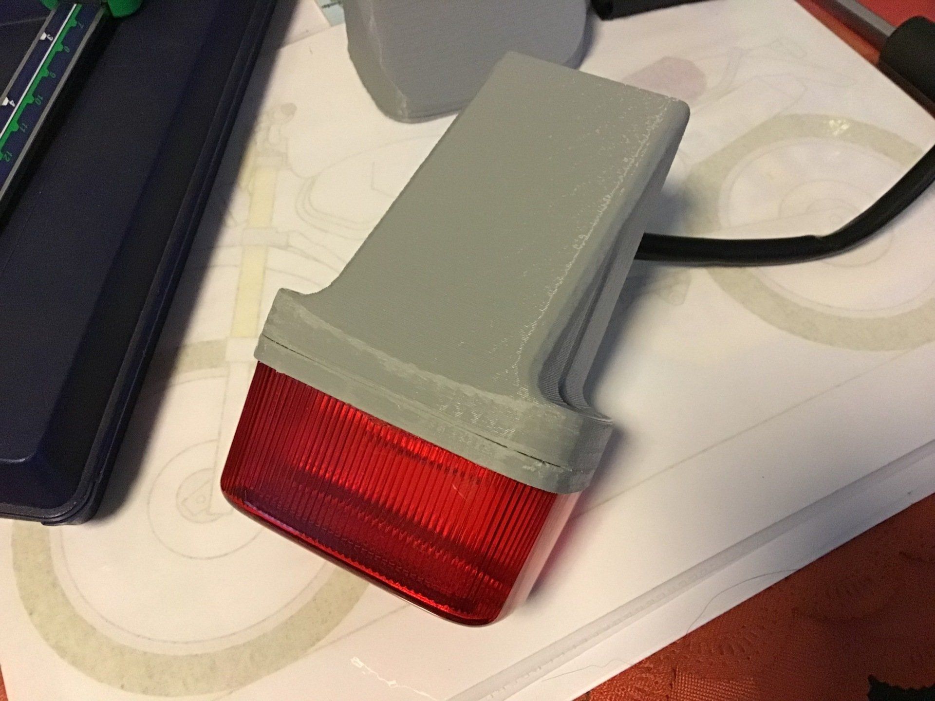 Mk2 version of 3D printed rear light