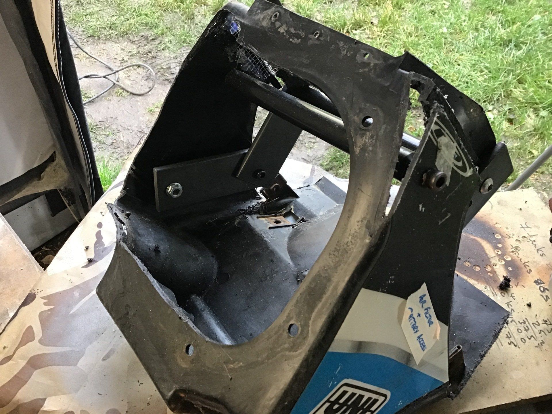 Air box bracing - another view