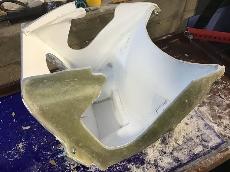 Completed airbox mould