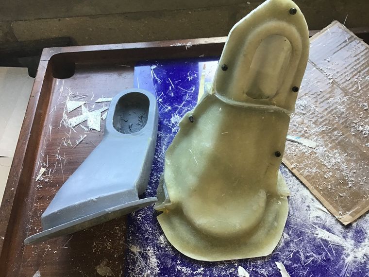 Finished grp air boot mold