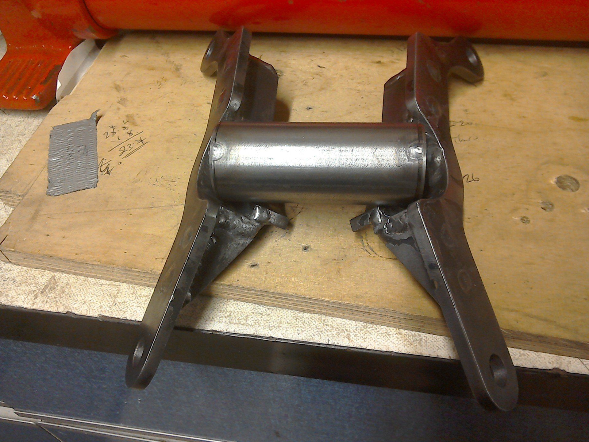 Rear engine mounts fully welded