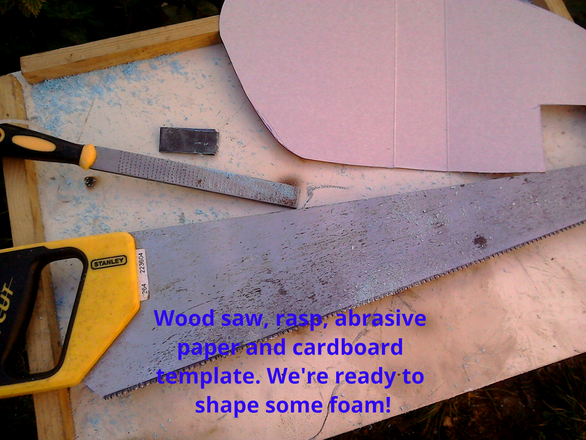 Styrofoam shaping tools