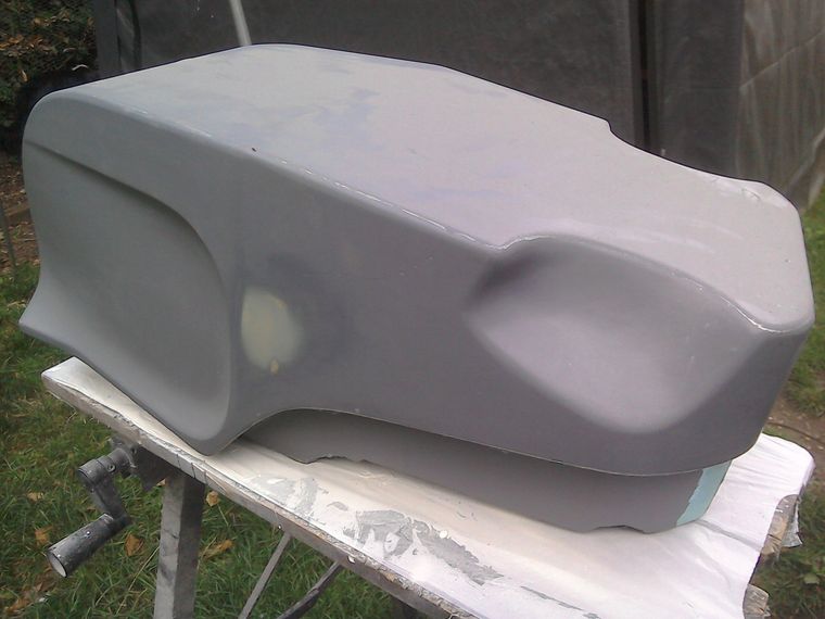 Pattern for GRP fuel tank cover