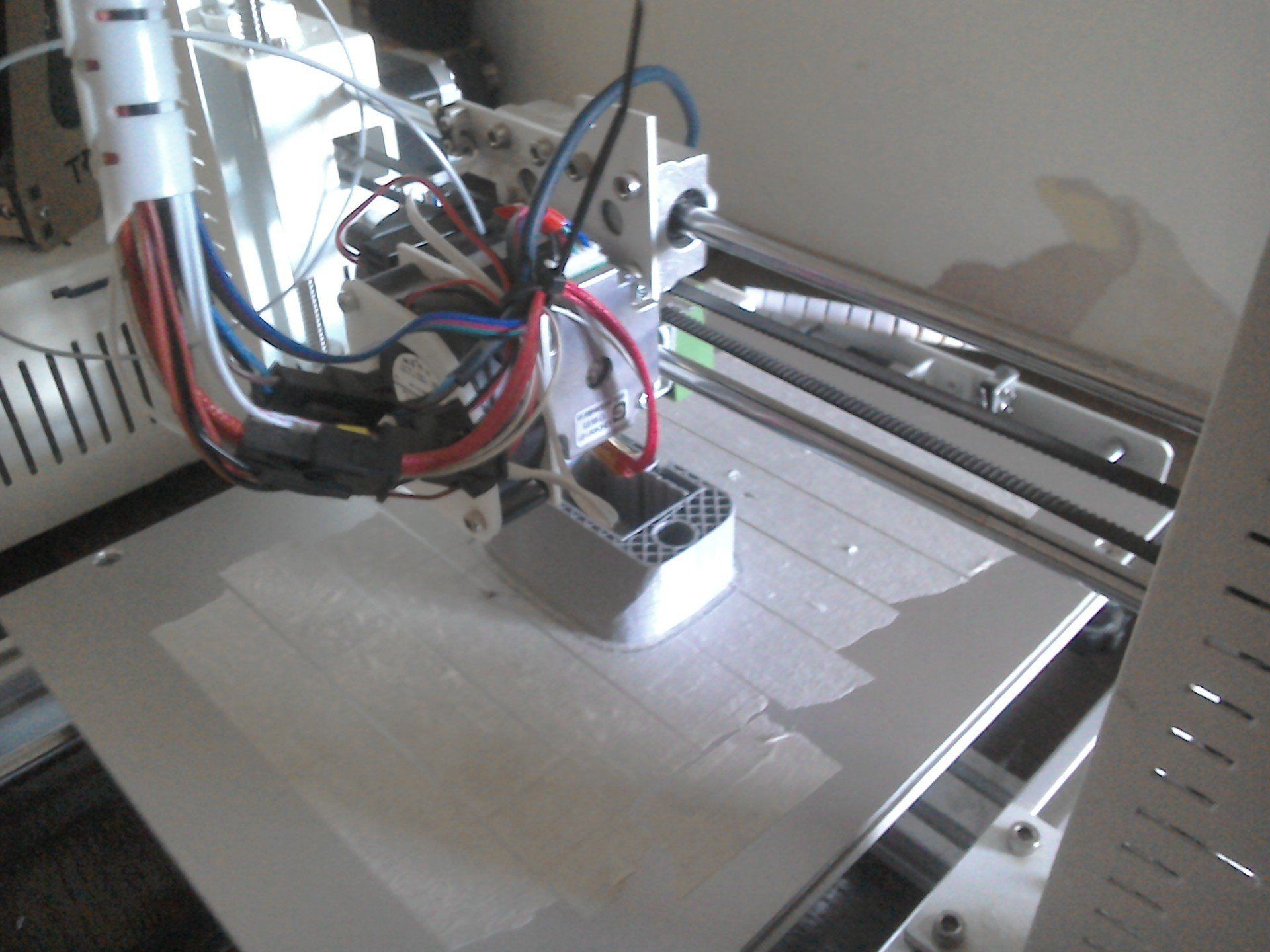 3d printer printing rear light mount