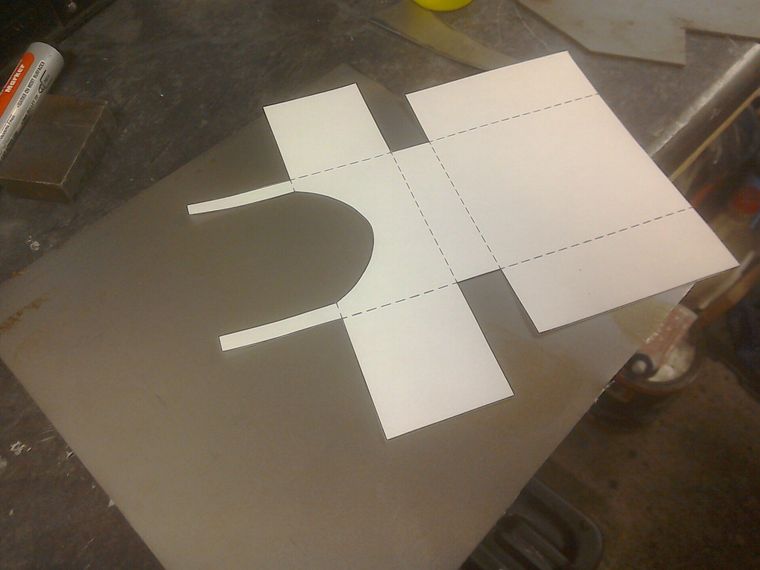 Revised template for motorcycle petrol tank