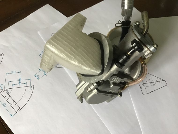 3D printed carb manifold