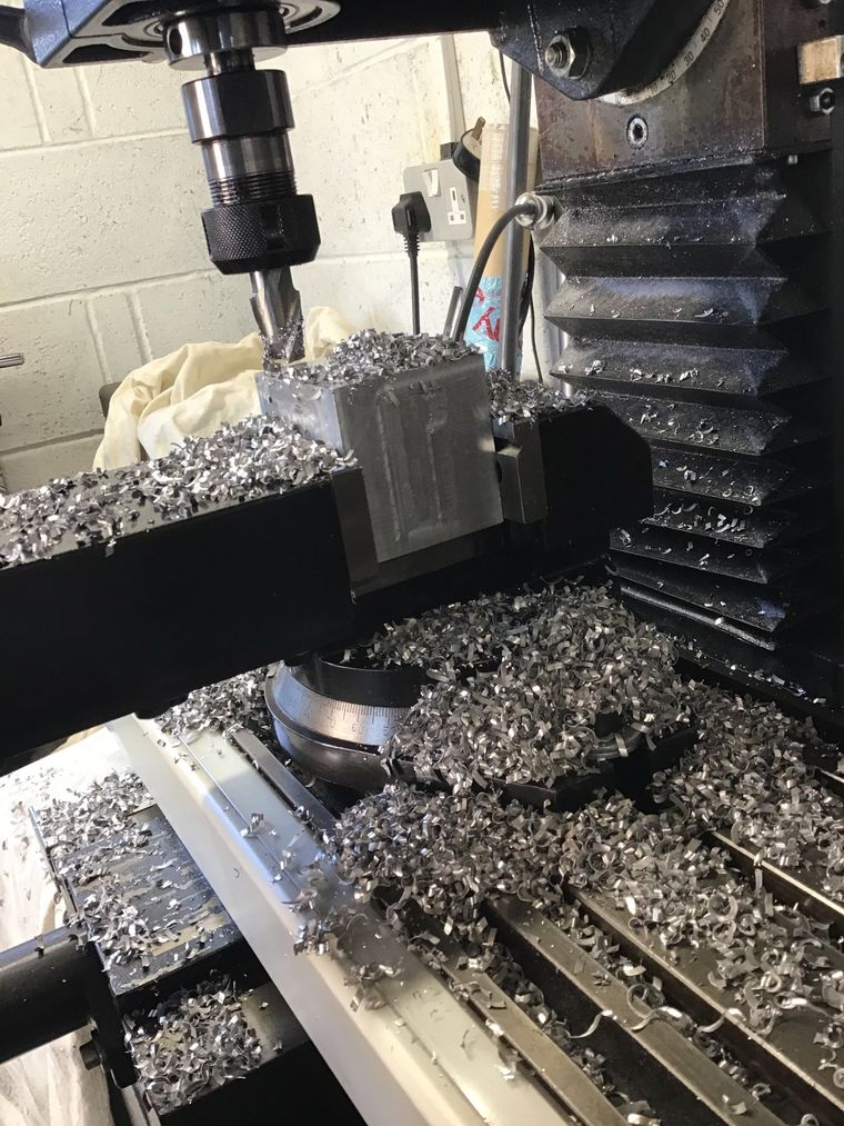 Machining Aluminium Inlet Manifold