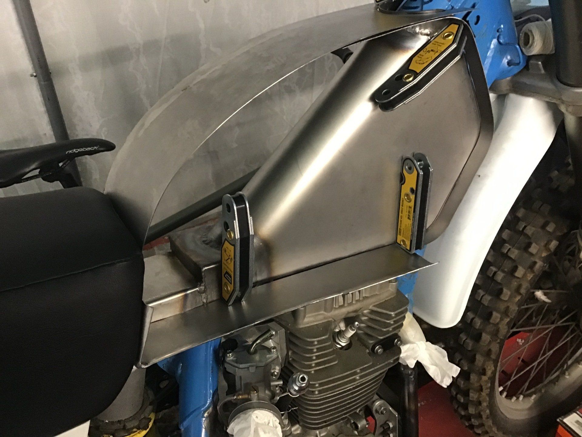 Building motorcycle fuel tank from scratch