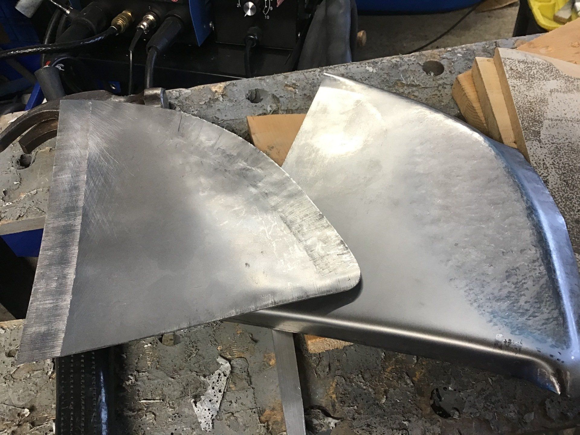 Trying to make metal petrol tank for motorcycle