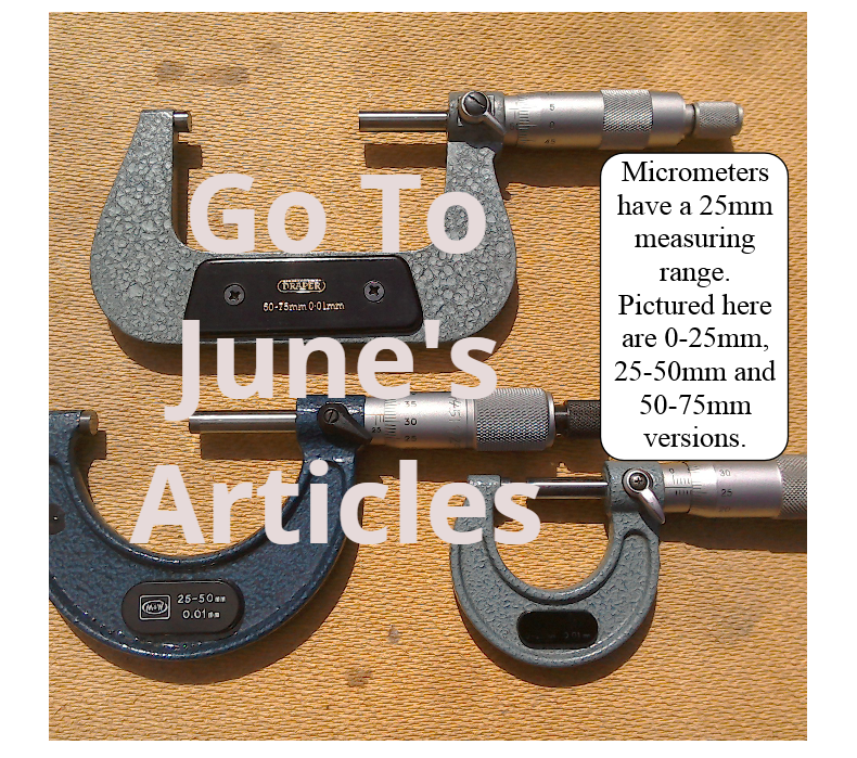 A selection of micrometers