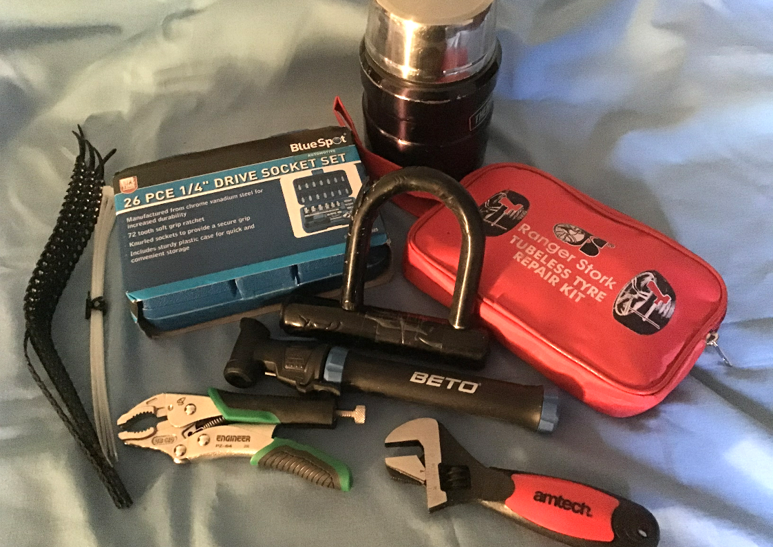 Emergency Motorcycle Tool Kit